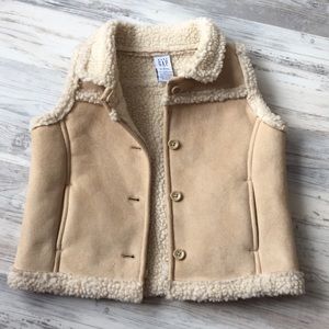 Baby Gap sherpa vest.